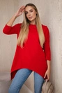 Fahrraddruck Sweatshirt rot