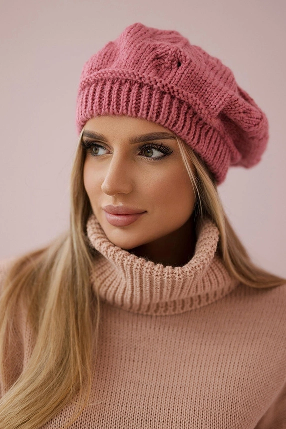 Women's cap Sofia K369 dark pink
