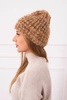 Women's cap Cina K259 brown
