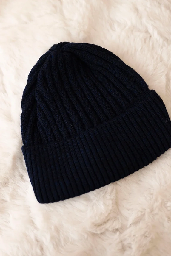 Cap thin Malwina K250 navy blue