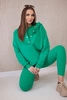 Set 3 in 1 sweatshirt, top and leggings green