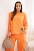 Cotton set sweatshirt + pants orange