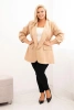 Damenjacke Plus Size elegant camel