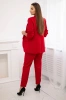 Elegantes Jacken- und Hosenset rot