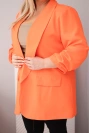 Damenblazer Plus-Size elegant orange