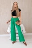 Wide-leg trousers green