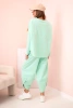 Set of new punto sweatshirt pants light mint