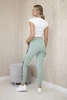 Pants cargo dark mint