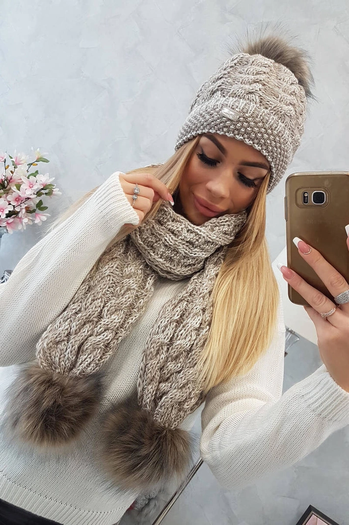 Dámská souprava K122 light beige melange
