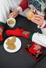Unisex Christmas gift socks – set of 3 pairs reindeer, cookie and Santa