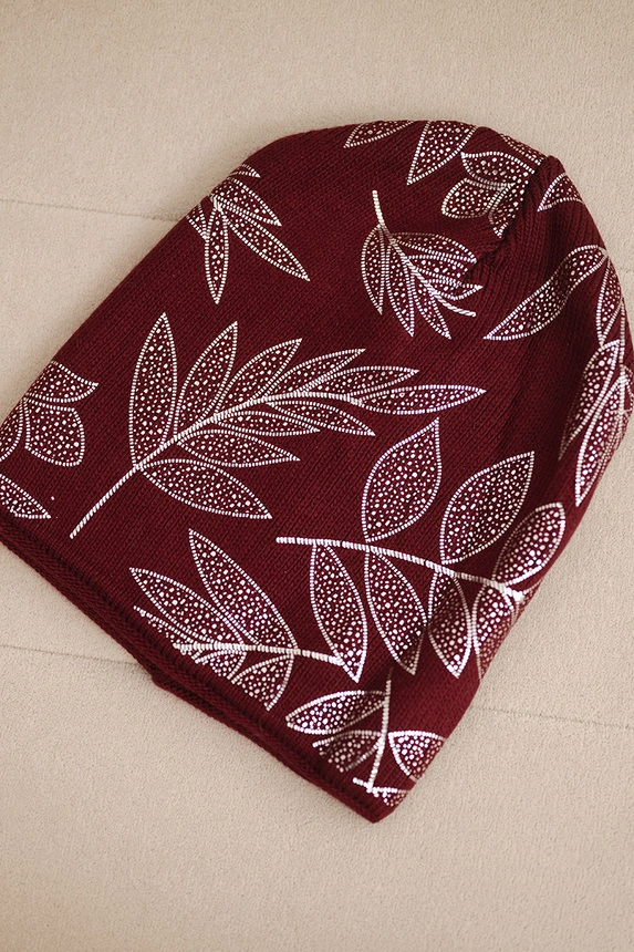 Damen Wintermütze aus Wolle mit doppeltem umschlagbarem Bündchen K426 orange