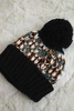Cap with a pompom Ellen K325 black