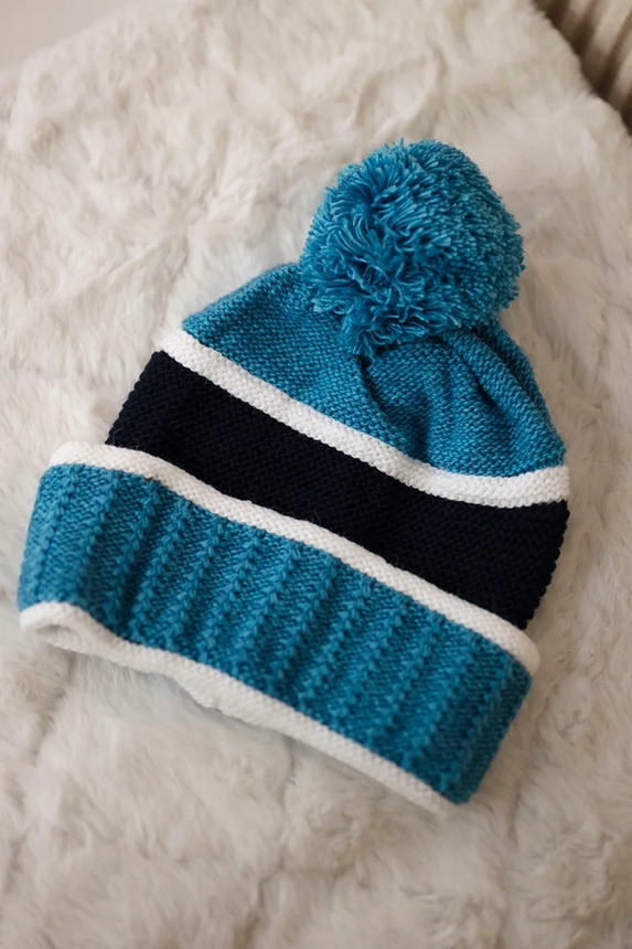 Dámská čepice Kinga K297 tyrkysová+zelená