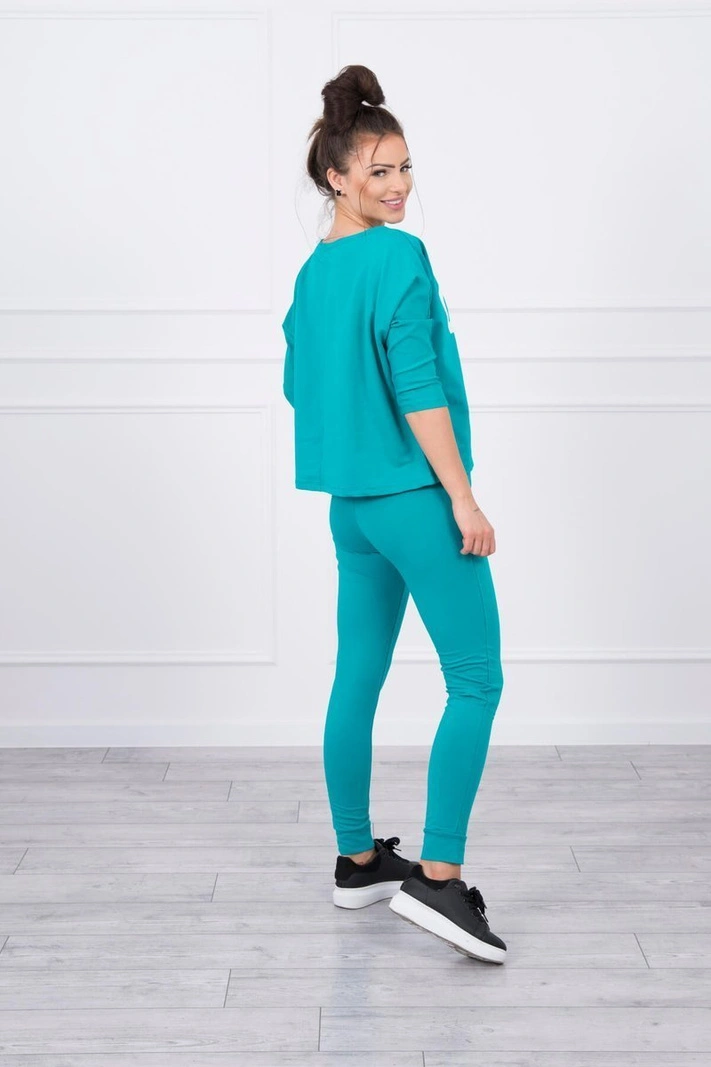 Set with Queen print green