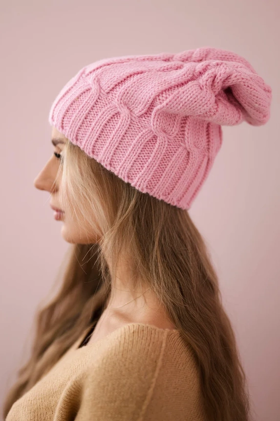 Fleecemütze Iwona K221 rosa