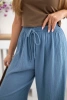Musselin-Hose mit weitem Bein Denim