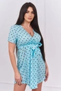 Dotted dress mint