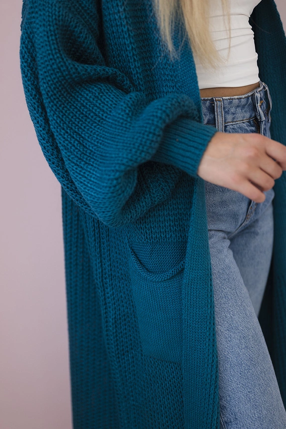 Pullover lange Strickjacke nautisch