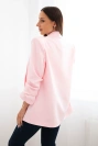 Eleganter Blazer mit Revers bonbonrosa