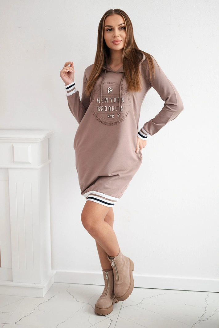 Brooklyn Mokka-Kleid