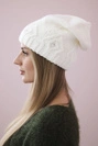 Women's cap Ramona K383 white