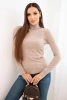 Sweter damski z wiskozy z golfem i długim rękawem fango