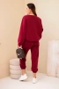 Set sweatshirt + pants plum butter