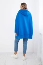 Zateplená mikina so zapínaním na zips nevädza
