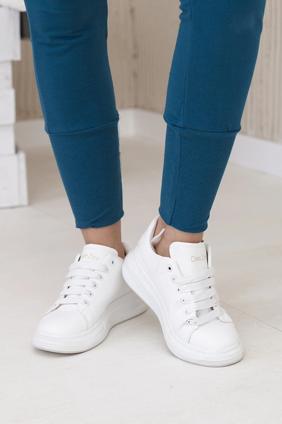 Komplet z szerokimi ściągaczami morski