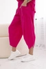 Baumwollset Bluse + Hose Fuchsia