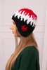 Women's cap Nikol K405 red+white+black