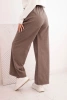 Women's wide-leg pants with a belt fango