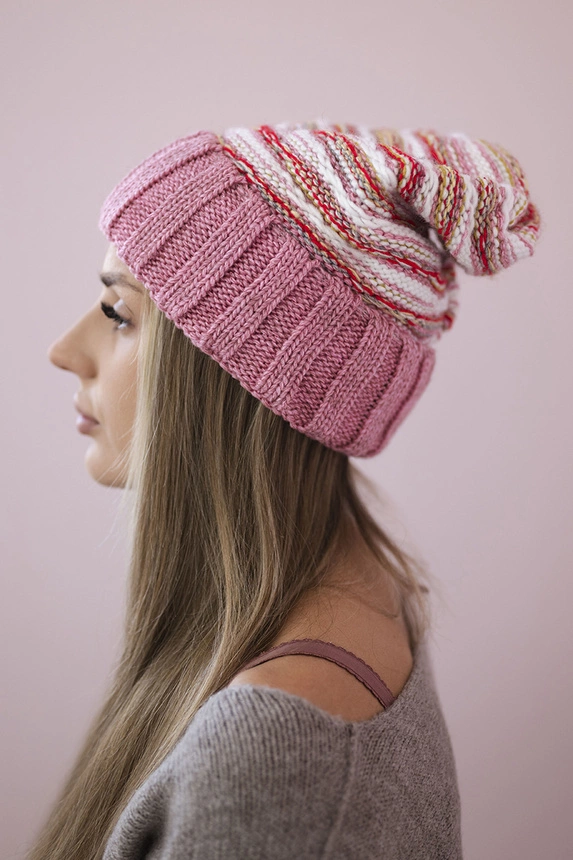 Women's cap Feba K330 dark pink