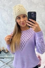 Dámská čepice Kalina K362 light beige