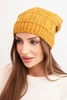 Hat with fleece Marta K231 mustard