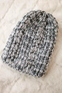 Women's cap Lora K312 graphite + gray