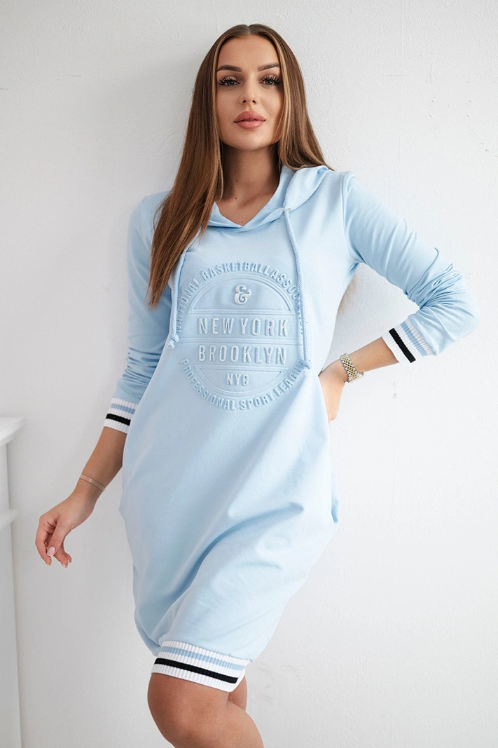 Brooklyn blaues Kleid