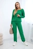 Pullover-Set sweatshirt + hose grün