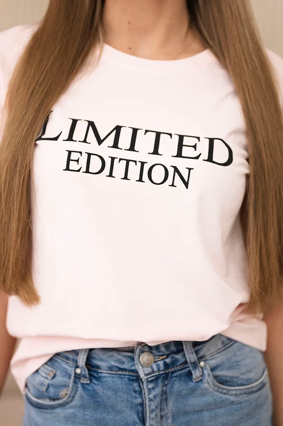 Limitovaná edice halenky pudrově růžová+černá