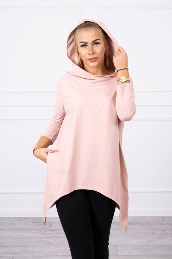 Sweatshirt mit Flügeln, puderrosa