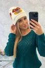 Dámská čepice Ofelia K349 ecru