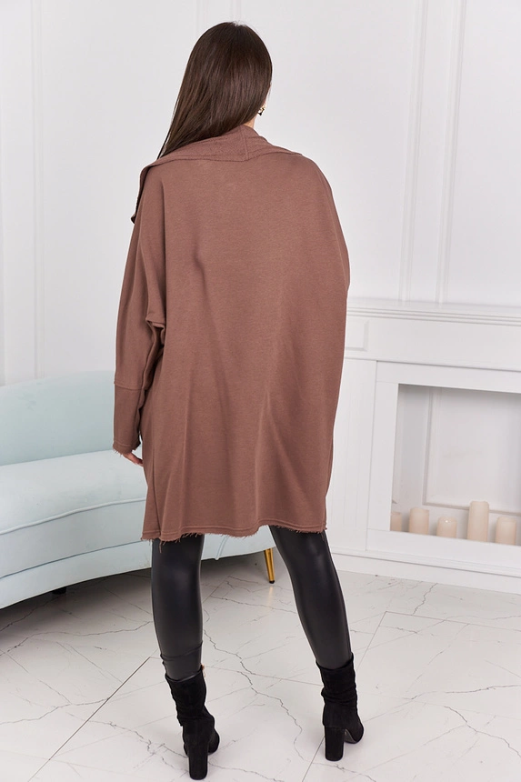 Cape with pockets mocca