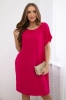 Dress with pockets fuchsia