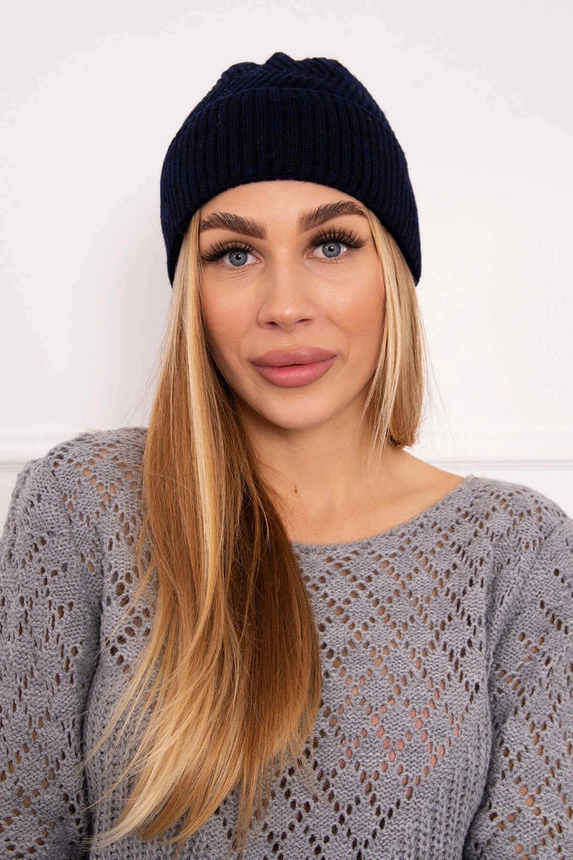 Cap thin Oliwia K252 navy blue