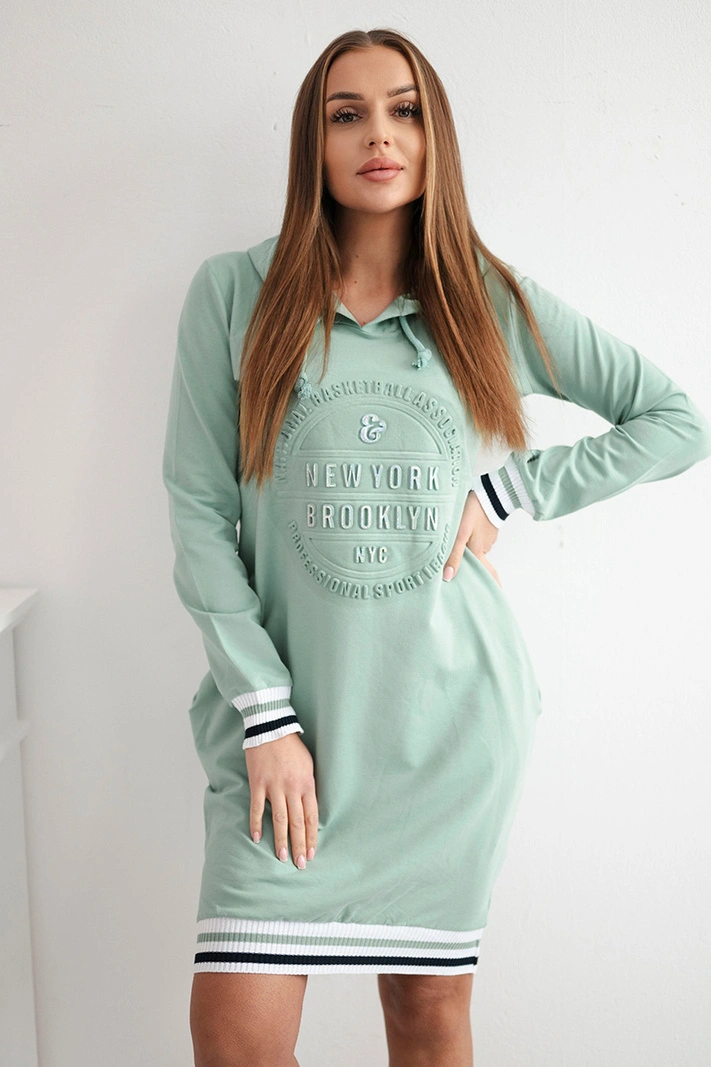 Kleid Brooklyn dunkel mint