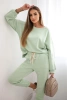 Set sweatshirt + pants buttery fabric light mint