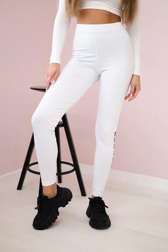 Kelnės leginsai Brooklyn white