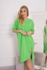 Oversize-Kleid hellgrün