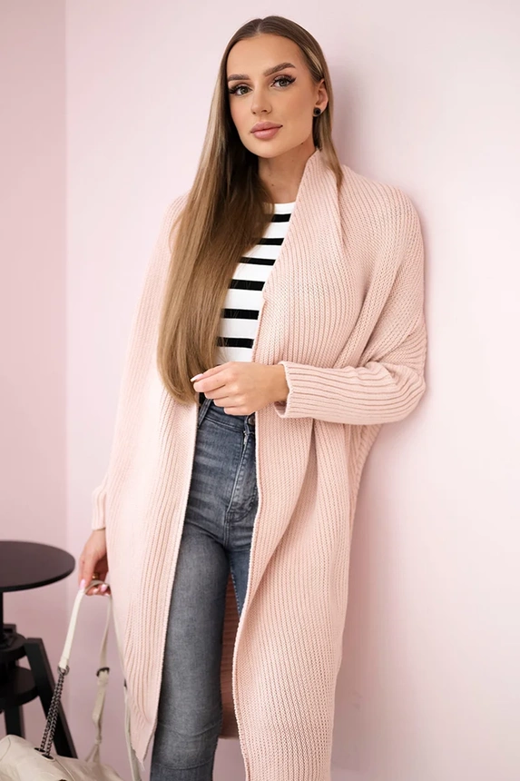 Pullover mit Fledermausärmeln puderrosa