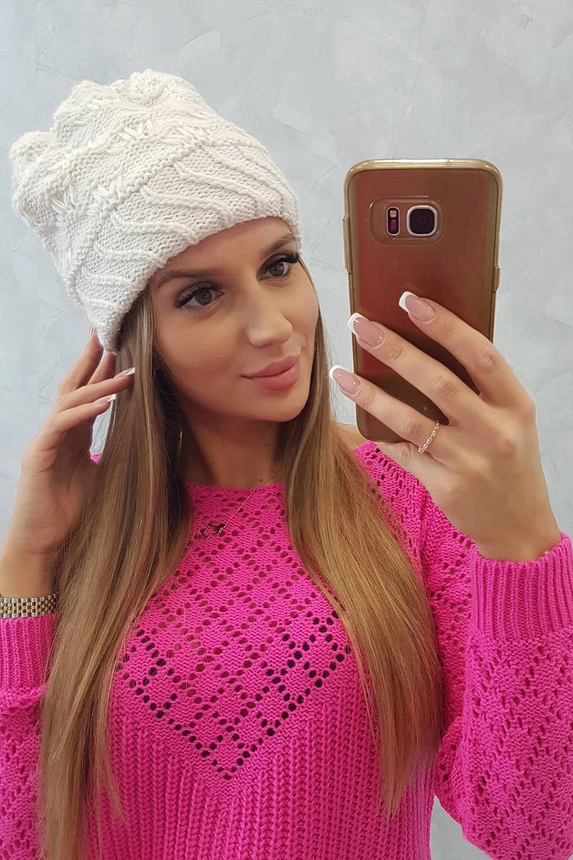 Moteriška kepurė Dagmara K332 white